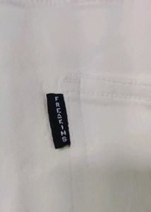 (FREAKINS) White Denim Shorts