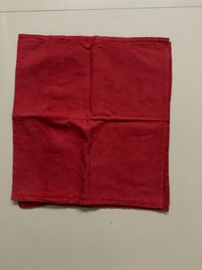 Two Red cotton cushion covers