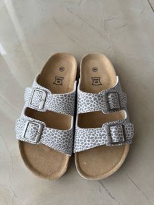Stylish Leopard Print Slippers, EU38, UK5, new