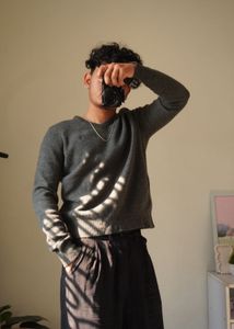Ralph Lauren Grey Knit Sweater