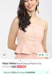 Peplum Top Women