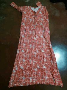 Bohemian Floral Print Maxi Dress