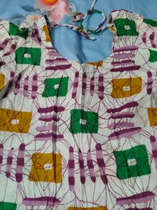 Women's Printed Kurta and Palazzo Set
