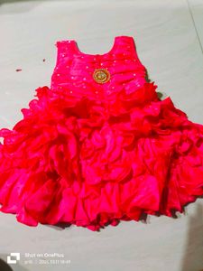 Rose Frock For Baby Girls