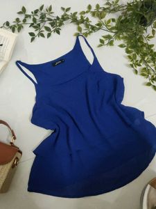 Royal Blue Flowy Cami Top💙✨