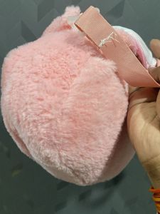 Cute Pink Plush Bag