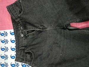 Black Denim Shorts