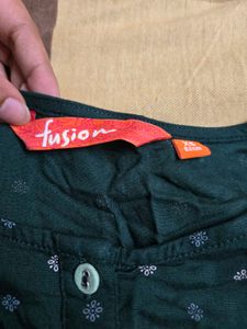 Elegant Green Printed Kurta