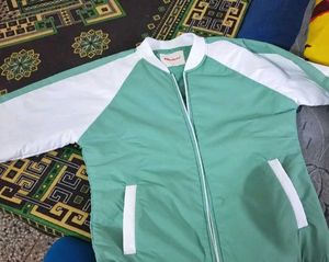 Stylish Two-Tone Bomber Jacket