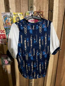 Unique Tassel Print Top