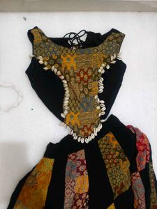 Bohemian Patchwork Lehenga Choli Set
