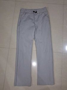 Grey Wide Leg Trousers