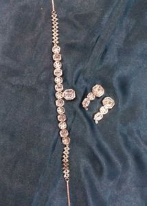 AD stone necklace Set