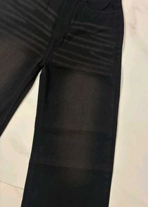 New Black Wide Leg Jeans