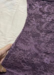 Purple Lace Cami Bralette