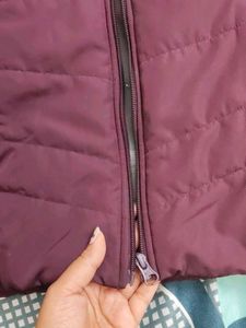 Maroon Padded Jacket