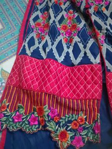 Embroidered Blue Kurta