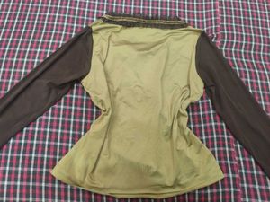 Vintage Green &amp; Brown Renaissance Blouse