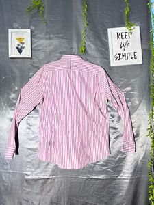 HUGO BOSS  Pink Striped Button-Down Shirt