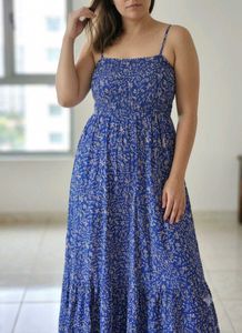 Boho Floral Print Maxi Dress