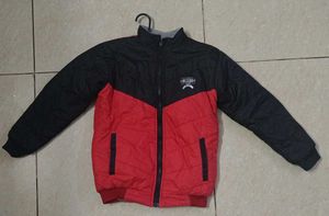 Red &amp; Black Puffer Jacket