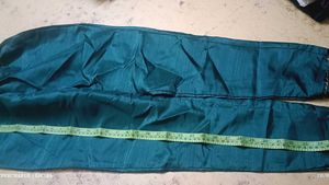 Teal Silk Palazzo Pants