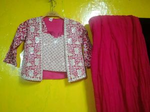 Plazo with jacket dress