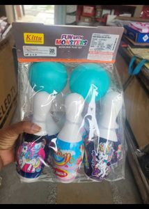 Kitty Fun with Monsters Bowling Play Set