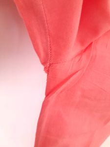 Pink Laced Kurta Set (Women's)