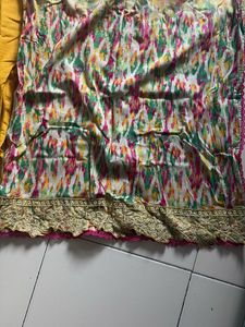 Pakistani yellow kurta set