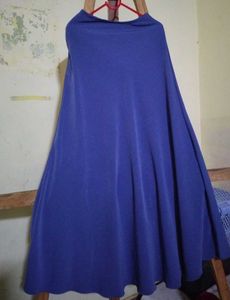 Navy Blue Long Maxi Skirt