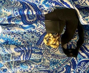 Stylish Blue Paisley Print Midi Dress
