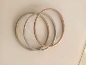 golden silver rose gold 3pcs stylish kada Plzz Don't Say Coins Mai Plzz very reasonable price quality is 😊 good