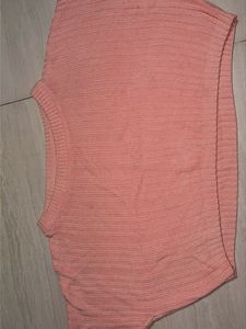 Chic Pink Textured Top