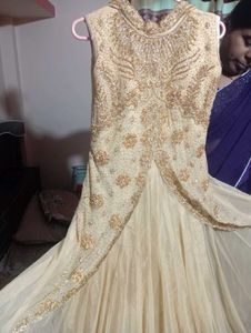 Elegant Embroidered Ethnic Gown