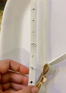 Cute White Bow Belt