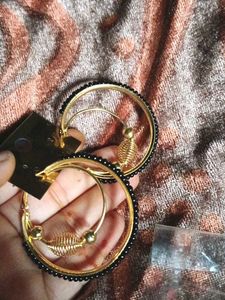 hoop earrings