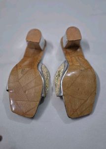 Sparkling Embellished Wedge Sandals