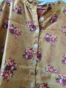 Floral Print Kurta