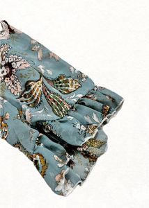 Boho Floral Wrap Dress
