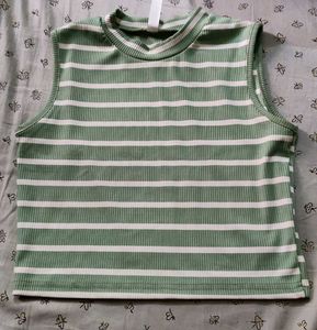 Striped Sleeveless Top