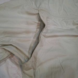 Men's Beige Bomber Jacket