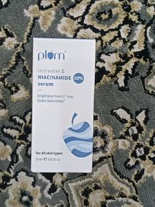 Plum Rice Water & Niacinamide Serum