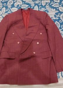 Maroon korean coat
