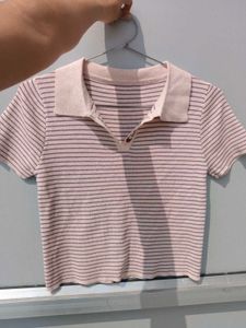 Striped Polo T-Shirt