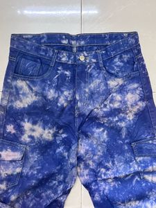 Tie-Dye Cargo Jeans