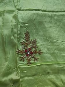 Lime Green Ethnic saree