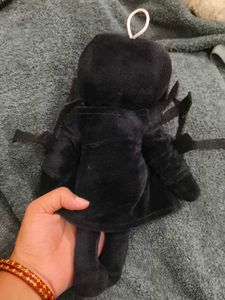 Cute Black Plush Toy with Wings