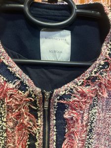 Chic Pink Tweed Jacket