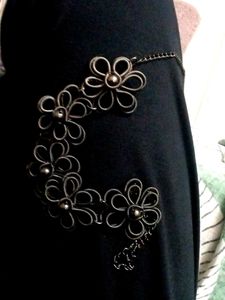 Unique Wire Flower Chain necklace